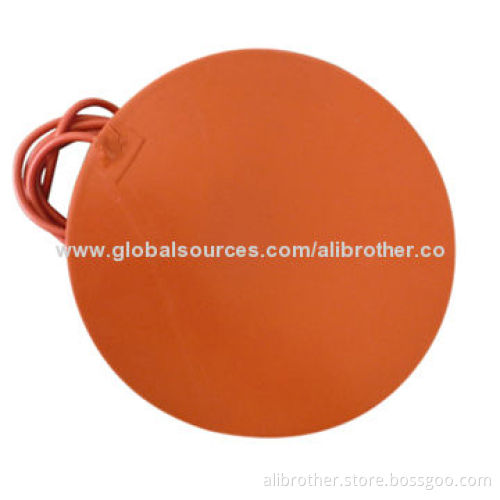 Silicone Heater Mat, 280mm Diameter 230V 280W Both Side 3M with NTC100K 1 PC